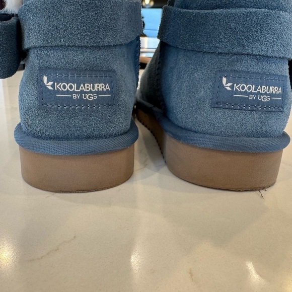 Koolaburra by Ugg Arlena Short Coast Blue Suede Women's Boot / US 7 - Picture 4 of 12